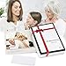 HBlife Acrylic 5x7 Picture Frame, 20% Thicker 4 Magnet Double Sided Clear Acrylic Photo Frames Desktop Display with Gift Box Package, 12 + 12MM Thickness
