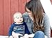 beba by Amy Baby Silicone Teething Necklace for Mom with BPA-free Beads - Mae (Jet Black)