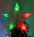 Holiday Essence Pre Lit Christmas Tree 4 Ft - Artificial Xmas Tree with Prelit LED Multi Color Lights, Star Tree Topper, Changing LEDs, 120 Full Hinged Tips, Metal Stand, UL Listed