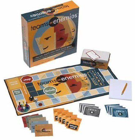 Teams Of Enemies Trivia Board Game