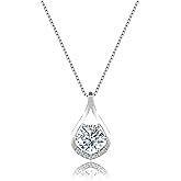 TFT Women Jewelry Cute Necklaces Moissanite Sterling Silver Necklace for Womens