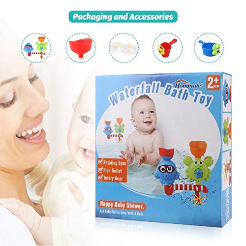 GOODLOGO Bathtoys Enjoy Bath Time with Happy Family for Boy Girl (Green)