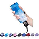 Goothdurs Automatic Mini Travel Windproof Umbrella Compact Auto Open/Close Small Lightweight Folding Rain Umbrellas for Women Men