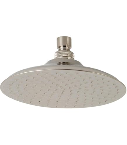 Kingston Brass Claremont Rain Drop Shower Arm – 17 Inch Length, Polished Nickel, Solid Brass Construction