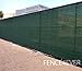 Fence4ever 5'x50' 5ft Tall Green Fence Privacy Screen Windscreen Shade Cover Mesh Fabric (Aluminum Grommets) Home, Court, or Construction