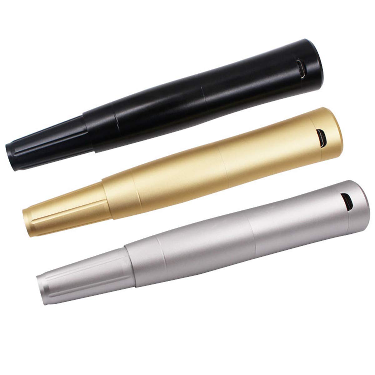 Wireless Using Micropigmentation Tattoo Machine Silver Permanent Makeup Pen Machine Device with 20pcs Nano Cartridge Needles Eyebrows PMU Beauty(Machine+20pcs Needles)