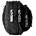 Baggallini Multi Pocket Crossbody/Waist Bag for Women - Highly Functional, Durable Design for Travel, Sightseeing, or Shopping - Great Utility Purse (Black/Khaki)