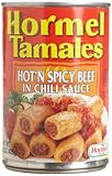 Hormel Tamales Hot Spicy Beef, 15-Ounce (Pack of 12)