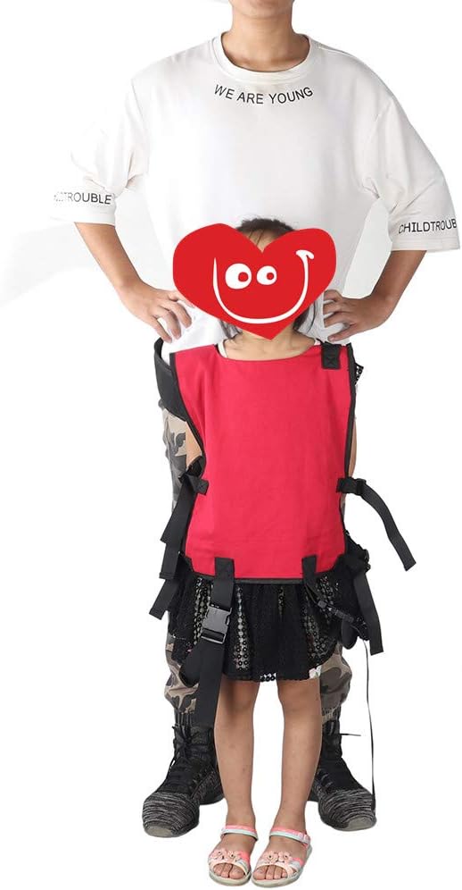 Fushida Full Body Transfer Sling Pad, Safe Transfer Gait Belt, Standing Aids and Support Strap for Recliner, Breathable Cotton Belt for Brain Paralysis Chirldren(Red, FYH196): Health & Personal Care