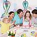 6 Pieces Mermaid Tail Balloons Bright Colored Mermaid Foil Balloons for Mermaid Sea Theme Party Supplies Birthday Wedding Decorations (Blue Pink, Blue Green)
