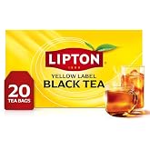 Lipton Black Tea Bags, Hot or Iced Caffeine Tea, 20 Total Bags