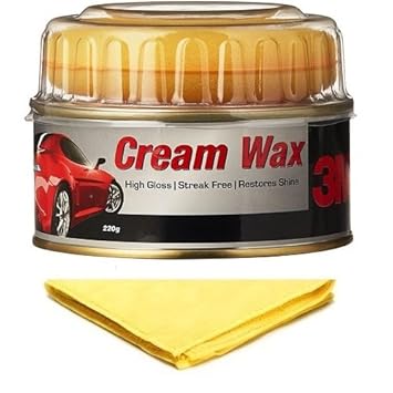 3m Car Care Cream Wax 3m Microfiber Cloth Amazon In Car Motorbike