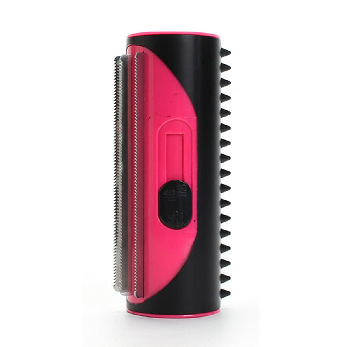 3-in-1 Undercoat Hair Brush, Reusable Pet Hair Remover, Deshedding Trimmer Tool, Pet hair Grooming Comb, Fur care dog brush, Depilatory Roller for Dogs, Cats and all pet hair types. (Red)