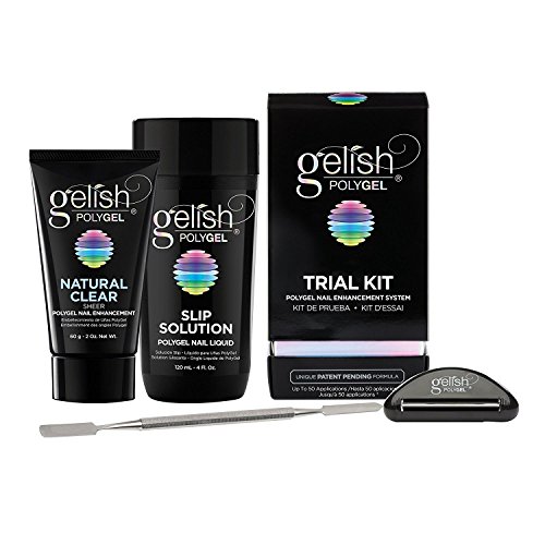 Gelish polygel trial kit, includes: natural clear 2oz, …