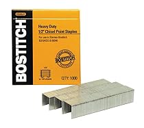 Bostitch Heavy Duty Premium Staples, 55-85 Sheets, 0.5-Inch Leg, 1,000 Per Box (SB351/2-1M)