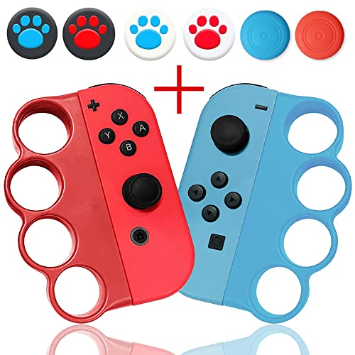 Fit Box Switch用ジョイコン用ボクシングゲームグリップ レッド・ブルーの商品画像