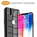 iPhone X Screen Protector, Kolpop iPhone X Front Back Tempered Glass Screen Protector, Anti-Fingerprint Case Friendly Anti-Scrath Slim HD Clear Glass Screen Protector Film For iPhone X/10 (4 Pack)