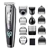 HATTEKER Hair Clipper Beard Trimmer Kit For Men Cordless Hair Mustache Trimmer Hair Cutting Groomer Kit Precision…