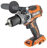 Ridgid R86116 18V Lithium Ion Cordless Brushless Compact Hammer Drill w/ 100-Setting Micro Clutch and LED Lighting (Battery Not Included / Power Tool Only)