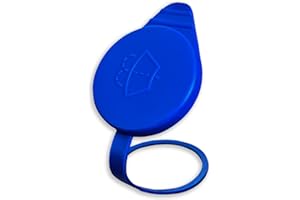 KEVWR Car Washer Bottle Cap for Replacement Windshield Washer Fluid Reservoir Cap KT1Z17632A, Windshield Washer Fluid Reservoir Cap, CP9Z-17A605-A Compatible With Ford Focus 2012-2018, Blue, Plastic