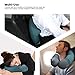 Kmall Travel Pillow-Super Comfy Inflatable Travel Neck Pillows for Airplanes Travel CoolMax Cover Green