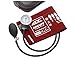 ADC Prosphyg 760 Pocket Aneroid Sphygmomanometer with Adcuff Nylon Blood Pressure Cuff, Adult, Red