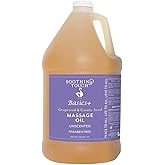 Soothing Touch Basics+ Grapeseed & Canola Seed Massage Oil, 1-Gallon