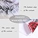 HUTO Rod Pocket Sheer Curtains for Living Room 84 Inches Long Red Rose Curtain Panels Sheer Drapes for Girl Bedroom 2 Panels