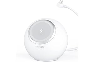 Anker 637 Magnetic Charging Station (MagGo), Magnetic Wireless Charger for iPhone 13/12 Series, Power Strip with 3 Outlets, 2