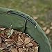 GearTaker Bulk Bags Canvas Garden Waste Bags Reusable and Collapsible Lawn Leaf Container 33 Gallons Super Sack with Handles (Army Green)