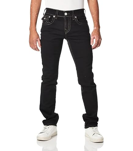 True Religion Men's Rocco Nf Sn 32 Inseam | Dark WASH Muddy Waters