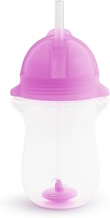 Munchkin Click Lock Tip & Sip 10oz 2 Pack Pink Purple BPA Free Sippy Cup view 2