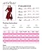Women’s Vintage Floral Lace Cocktail Party Swing Dress with 3/4 Sleeves