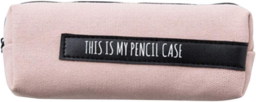Amazon ユリカー ペンケース 筆箱 ペンホルダー 筆入れ ペンポーチ シンプル スリム 軽量 文房具 高校生 中学生 大人気 キャンバス ピンク ペンケース 文房具 オフィス用品 Amazon ユリカー ペンケース 筆箱 ペンホルダー 筆入れ ペンポーチ シンプル スリム 軽量 文房具 高校生 中学生 大人気 キャンバス ピンク ペンケース 文房具 オフィス用品