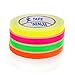 Sale! Professional Grade NEON Spike Tape by Tape Ninja - Made in The USA - 1/2 Inch X 30 Yards - 4 Rolls - Heavy Duty Real Gaffer's Tape - Non-Reflective - Waterproof - Order Risk Free!