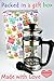 French Press Coffee Espresso Tea Maker 34 oz - Gift Box - Comfortable Handle - Easy Clean - Coffee Press Stainless Steel - 1 liter 8 Cups - Gift Idea - Birthday gifts for women and men