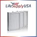 LifeSupplyUSA True HEPA Filter Replacement Compatible with Blueair All 500/600 Series Purifiers 501, 503, 505, 510, 550E, 555EB, 601, 603, 605, 650E Air Purifier (3-Pack)