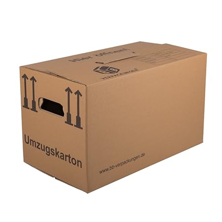 BB-Verpackungen® BB 1010 Umzugskarton, 30 Stück, (Profi) 2-WELLIG + doppelter Boden