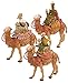 Fontanini by Roman Three Kings on Camels Set 3-Piece 5-Inch Each