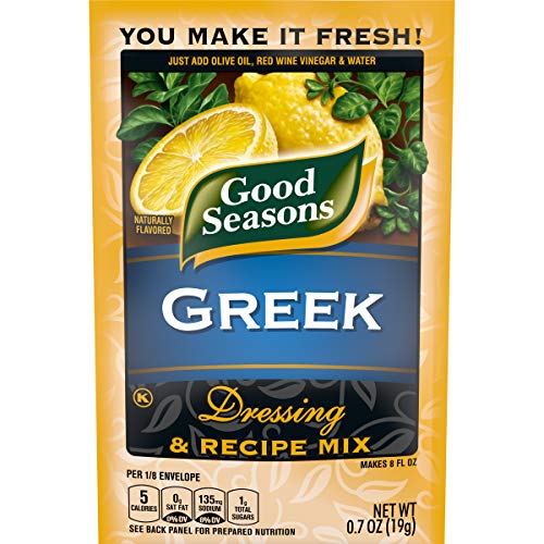Good Seasons Greek Salad Dressing & Recipe Mix (0.7 oz Envelopes, Pack
