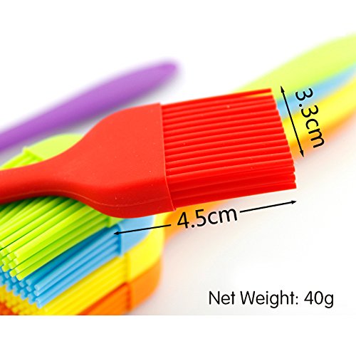 Pastry Brushes Food Grade Silicone Basting Brush With High Temperature Barbecue Oil Brush Baking Pancake Brush Kitchen 6 Sets