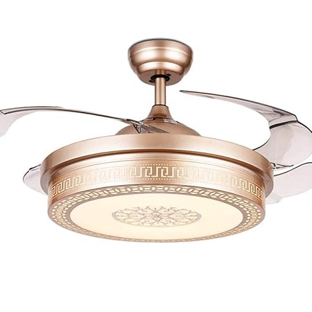 Tiptonlight Invisible Ceiling Lamp With Fan Modern Ceiling Fan