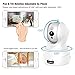 LiFu Wireless IP Camera, 1080 x 720P Home Security Surveillance HD Pan and Tilt WiFi Camera Built-In Microphone with Night Vision for Pet, Baby Video Monitoring