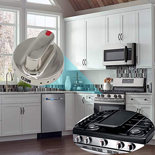 SUnion [Upgraded] DG6400472A DG6400347A Dial Stainless Steel Knob