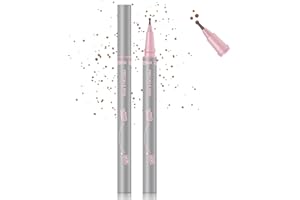 HOSAILY Freckle Pen, Natural Lifelike Stamp for Soft Dot Spots, Waterproof Long Lasting Quick Dry Tint for Effortless Sunkissed Makeup - Light Brown