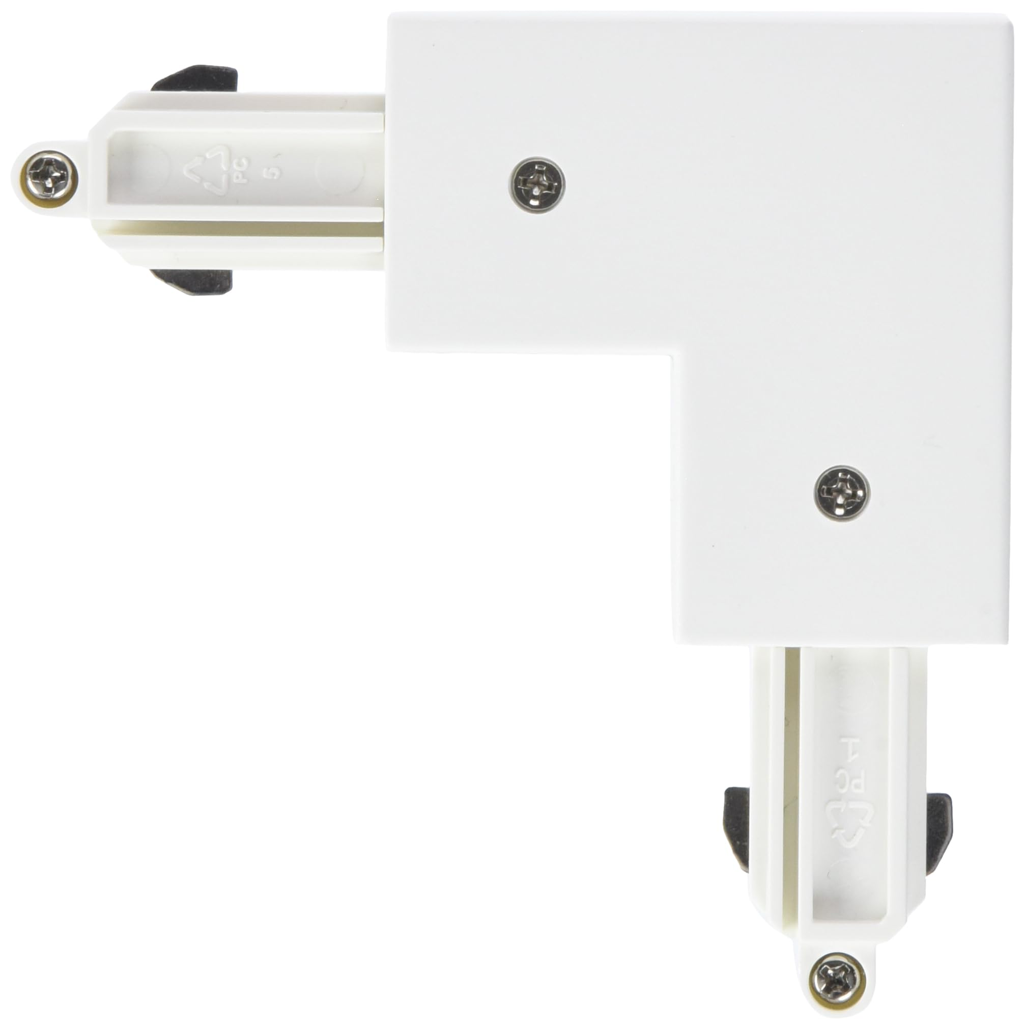 SLV Corner Connector for 1-Phase high Voltage Track/White