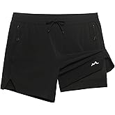 maamgic Men's Athletic Running Shorts with Liner Ultra Lightweight Workout Shorts 5"/ 7"