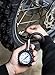 TireHD Dura-Flex Tire Pressure Gauge, 0-60 PSI - Bonus 4 Valve Stem Caps