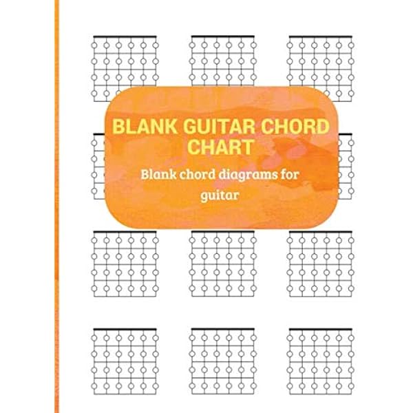 Blank guitar chord chart: Blank chord diagrams for guitar: Cookd, chef  home: 9798676848095: Amazon.com: Books