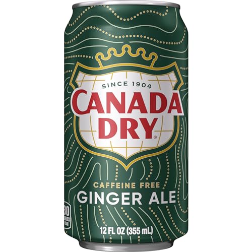 CANADA DRY GINGER ALE SODA, 12 FL OZ CANS, 12 PACK